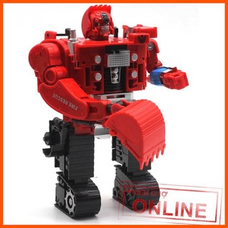 Máy Xúc Lửa cứu hỏa biến hình Robot-loại lớn