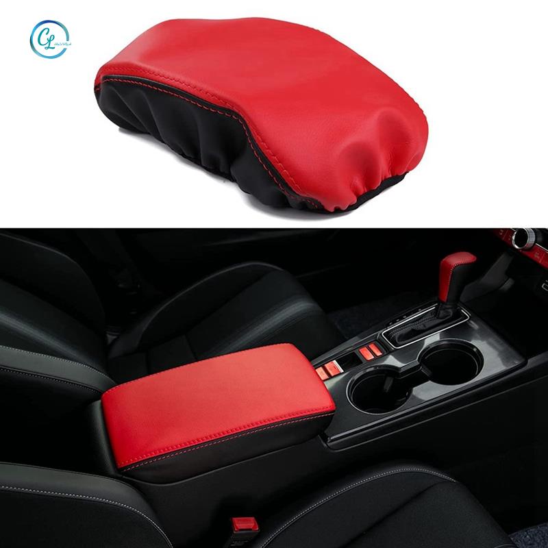 Viền Bọc Hộp Tỳ Tay Bằng Da Sợi Nhỏ Màu Đen Cho Honda Civic 11Th Gen Sedan 2022