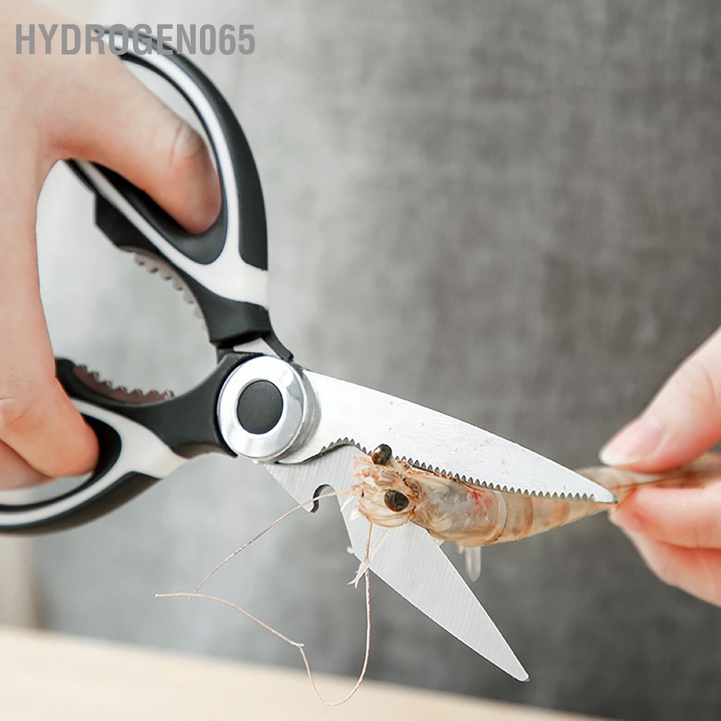 Hydrogen065 Kéo Nhà Bếp Thép Không Gỉ Hạng Nặng Cắt Nấu Ăn Đa Năng Cho Gia Cầm Rau Quả Các Loại Hạt Bình Cửa Chớp