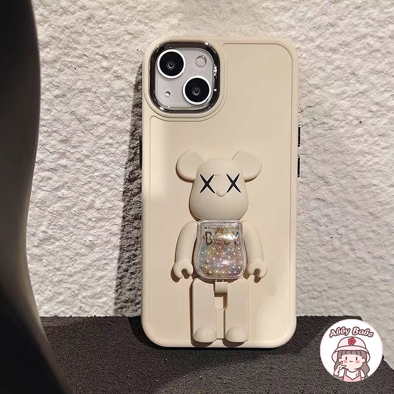 Ốp Điện Thoại TPU Mềm Nhám Chống Sốc In Hình Kaws Có Giá Đỡ Cho IPhone 14 Pro Max 11 12 11 Pro Max X XS 7Plus