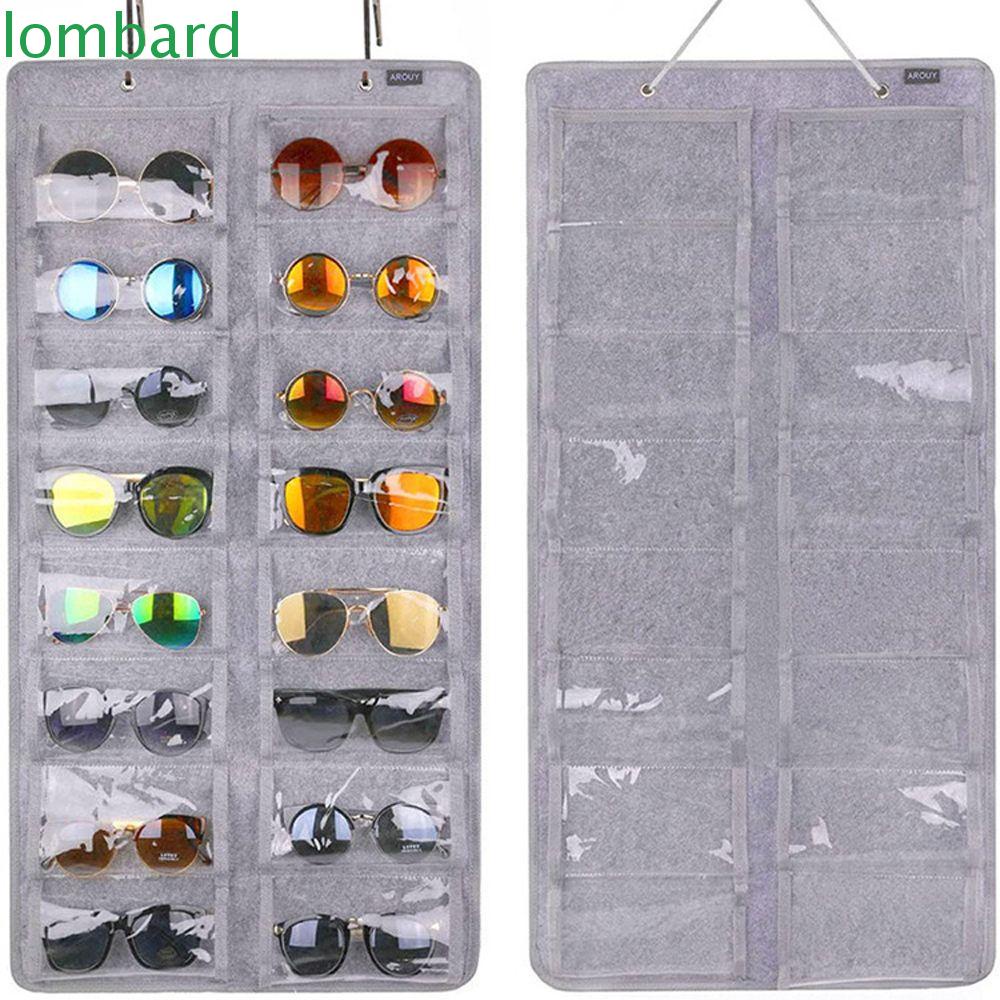 Giá Đỡ Mắt Kính Màu Trơn Khối Lượng Nhẹ Nhiều Ngăn Chống Bụi Tiện Dụng