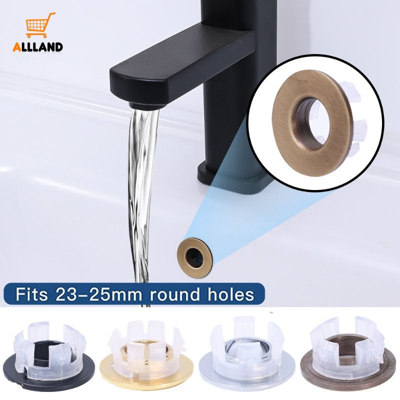 Vỏ Bọc Lỗ Thoát Nước Bồn Rửa Chén Hình Tròn Bằng Đồng 4 Màu Tùy Chọn