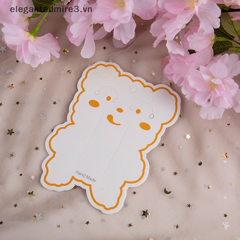 Set 50 Kẹp Tóc Hình Gấu Hoạt Hình DIY Dành Cho Trẻ Em
