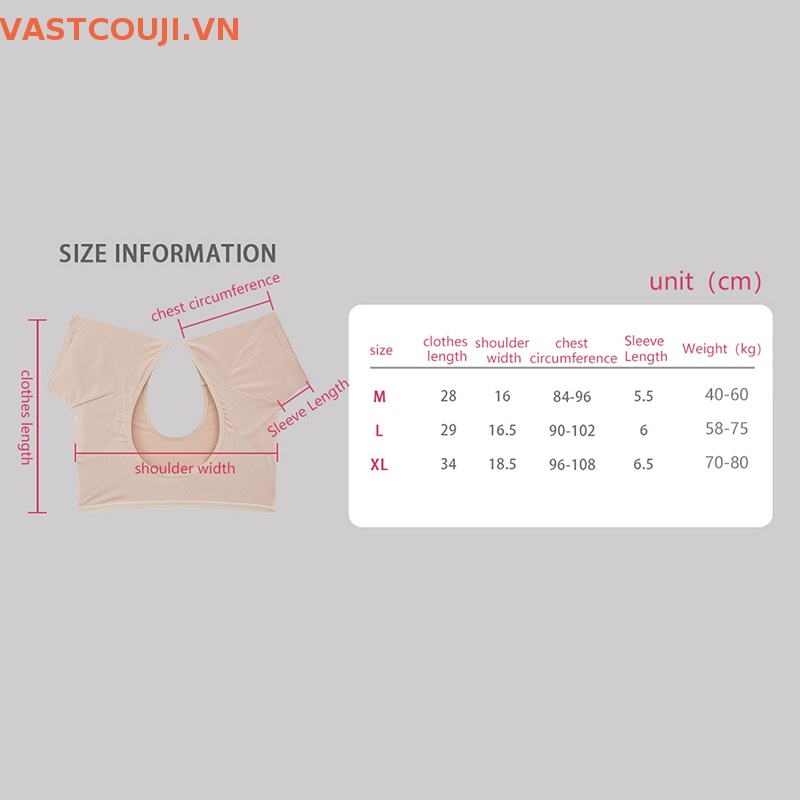 Đệm Thấm Hút Mồ Hôi Vùng Da Dưới Cánh Tay Có Thể Tái Sử Dụng