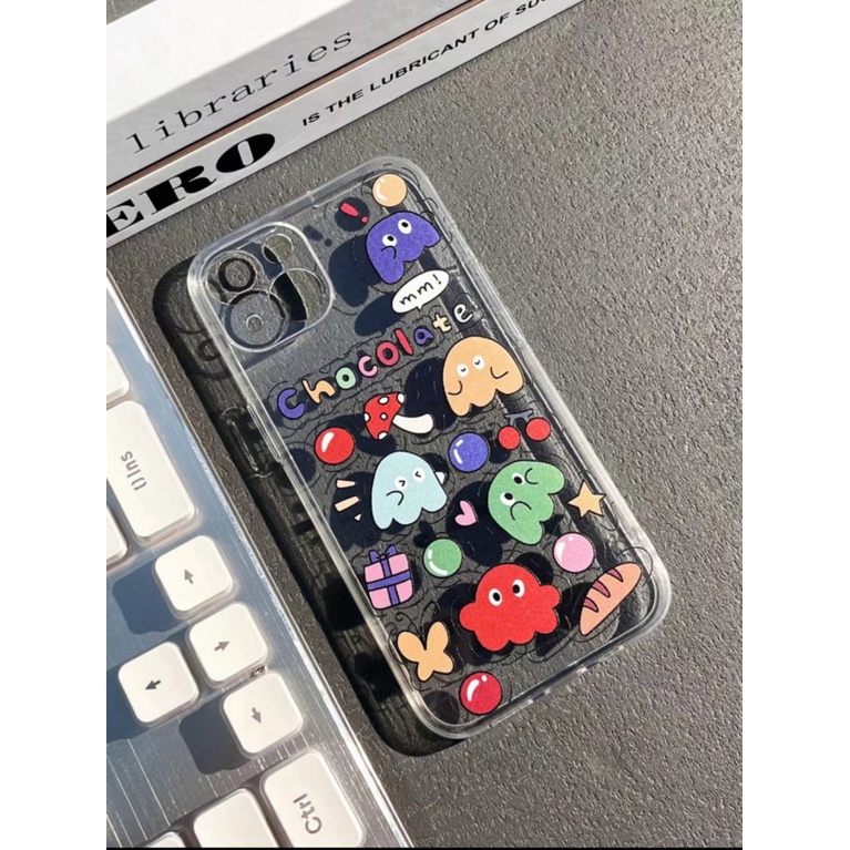 ✅Ốp Điện Thoại Nhựa Mềm Họa Tiết Động Vật / Chữ Tiếng Anh Cho Iphone 13 14pro 12iPhone14max YGXF