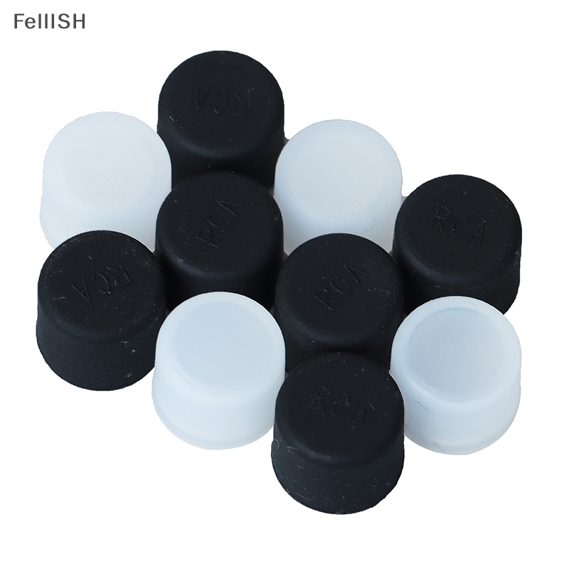 Bộ 10 Nút Silicon RCA Bảo Vệ Chống Bụi Cho TV 439br