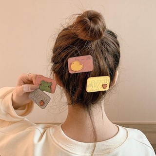 Kẹp Tóc Khóa Dán Đơn Giản Ngọt Ngào Phong Cách Hàn Quốc Dễ Thương Dành Cho Bé Gái