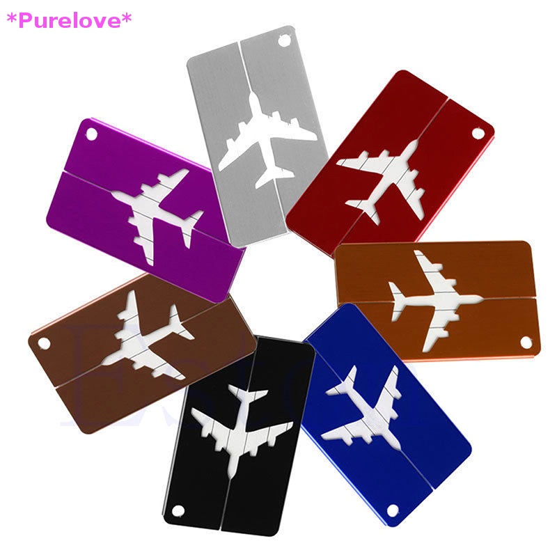 Thẻ Tên Gắn Hành Lý Du Lịch Bằng Hợp Kim Nhôm Tiện Dụng Mới