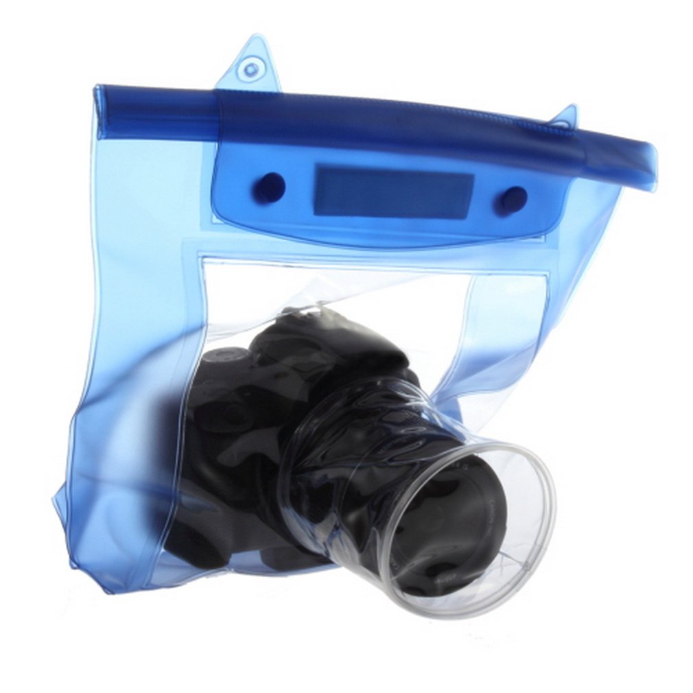 Camera Bag Waterproof Outdoor Underwater Housing Transparent Case Dry Bags Cameras Accessory For Canons Nikons [Q/13]