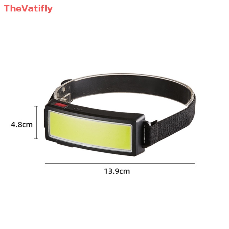 Đèn LED Cob Đeo Đầu Tích Hợp Sạc USB 1200mah Nhỏ Gọn Tiện Dụng
