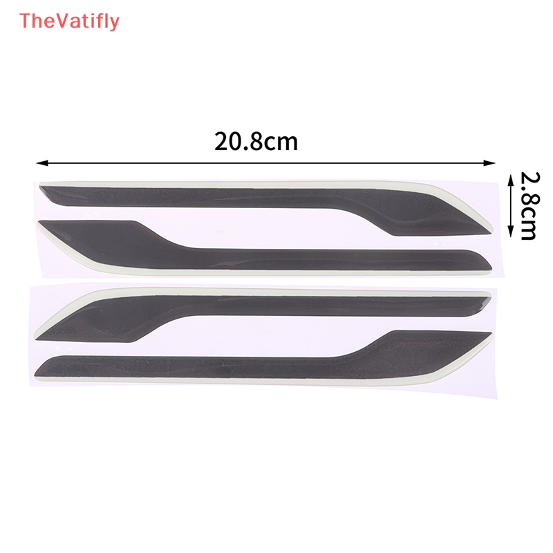 Bộ Miếng Dán Bảo Vệ Tay Cầm Cửa Xe Hơi Model 3 / Y Màu Dạ Quang