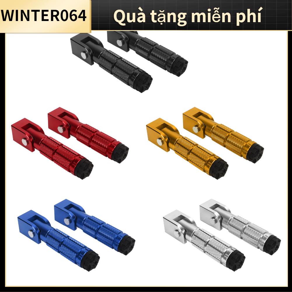 Winter064 2 Chiếc Xe Máy Có Thể Gập Lại Chân Chốt M8 Chống Trượt Hợp Kim Nhôm Đa Năng Cho Đạp ATV UTV Go Kart