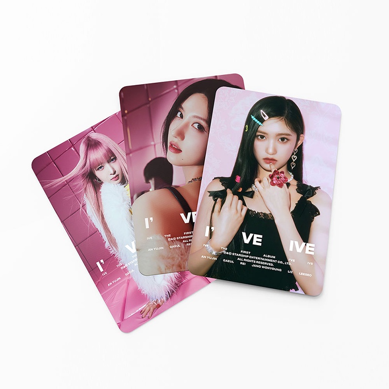 IVE LOMO Card Set 55 Tấm Thẻ Ảnh I'VE IVE Hình Nhóm Nhạc