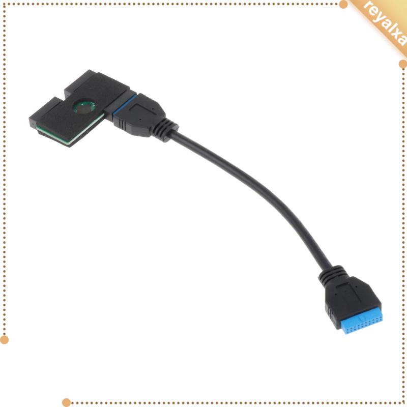 Dây Cáp Nối Dài Chuyển Đổi Cổng USB 3.0 19Pin 1 Sang 2 Hub Cho Laptop