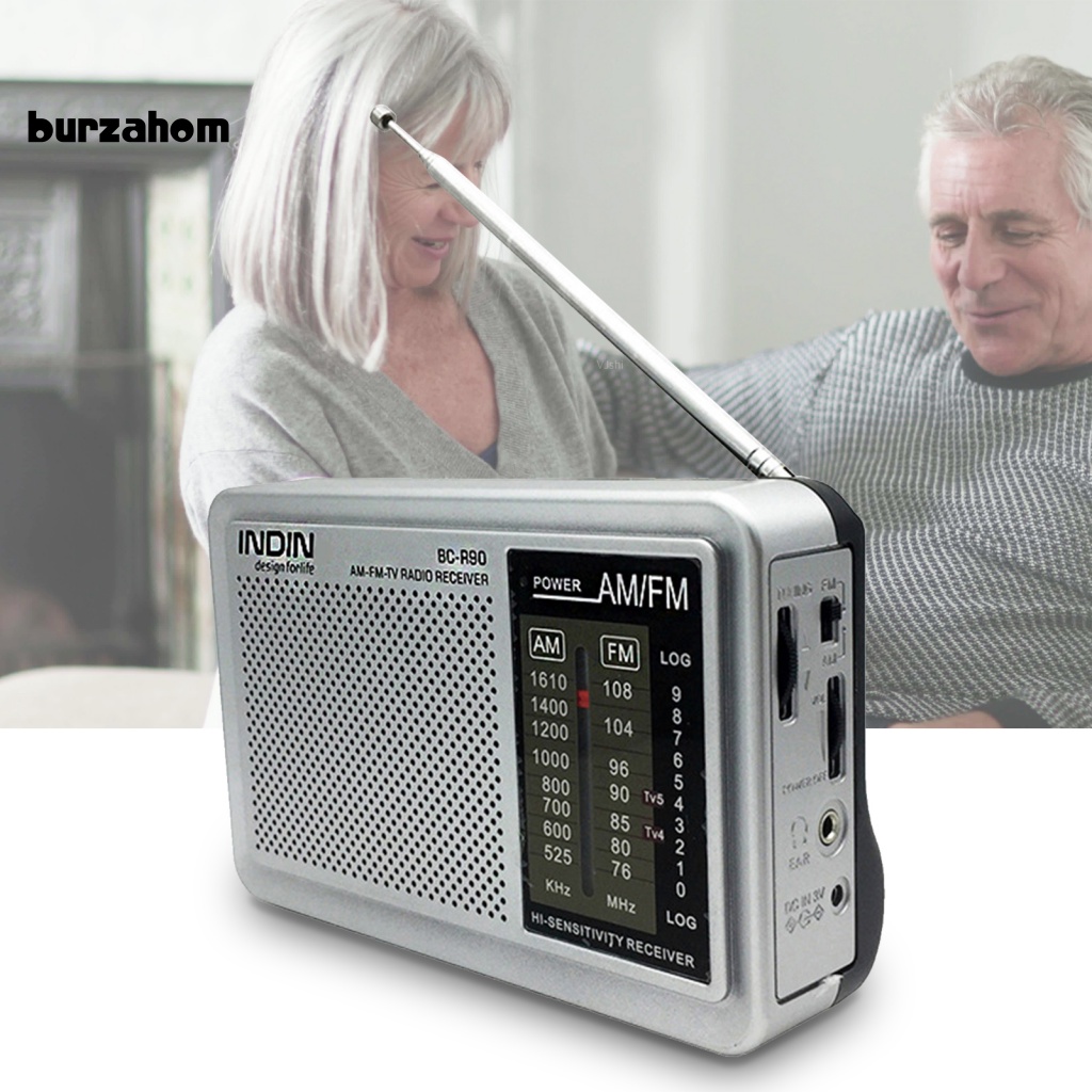 Radio Không Dây BC-R90 FM Đa Năng Cho Người Lớn Tuổi