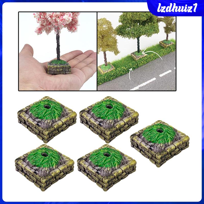 Set 5 Giá Đỡ Cây Mô Hình Dùng Trang Trí Tiểu Cảnh DIY