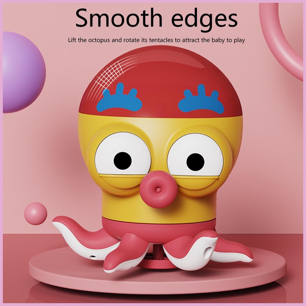 Đồ Chơi Bồn Tắm 2 Chế Độ Nước Hình Bạch Tuộc Hoạt Hình Vui Nhộn Cho Bé