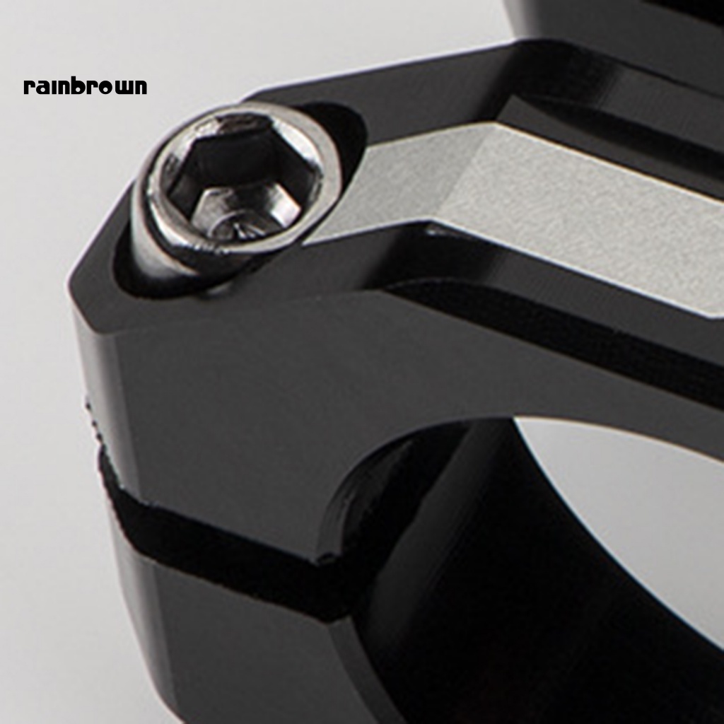 &lt; Rainbrown &gt; Tay Cầm Xe Đạp Leo Núi Chống Ăn Mòn Dễ Lắp Đặt Thân Ngắn Dễ Dàng