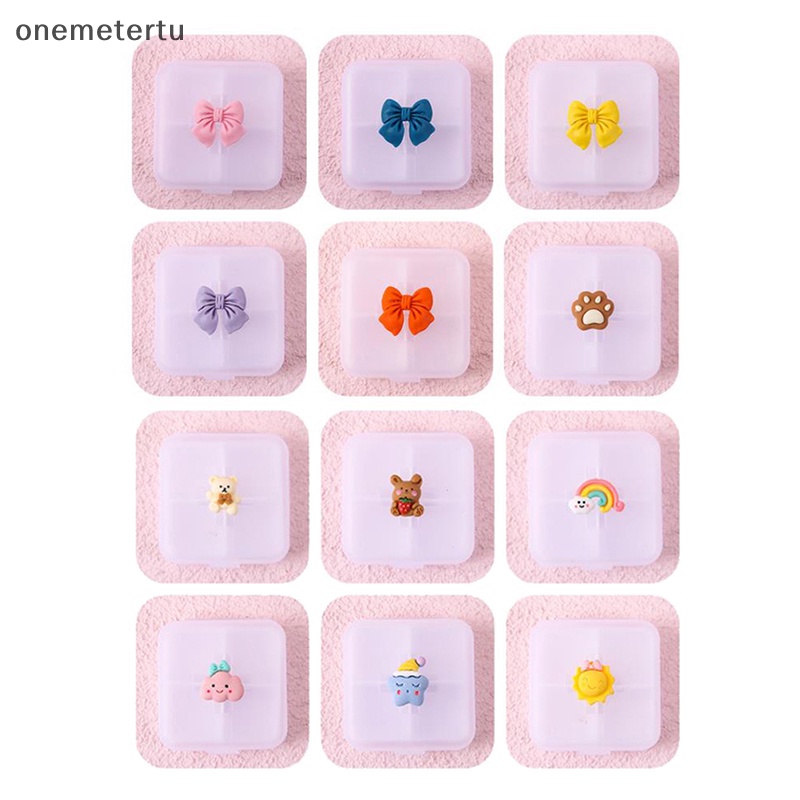 Hộp Đựng Thuốc 4 Ngăn Tiện Lợi Cho Du Lịch