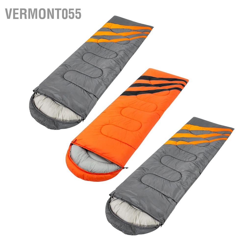 Vermont055 Túi Ngủ Cắm Trại Một Người Có Mũ Trùm Đầu Dành Cho Lớn Đi Bộ Đường Dài Leo Núi