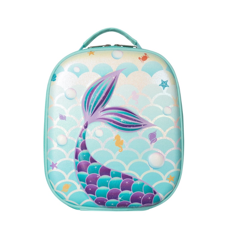 Hộp Đựng Cơm Trưa Bằng EVA In Họa Tiết Nàng Tiên Cá Dễ Thương Tiện Dụng Cho Bé