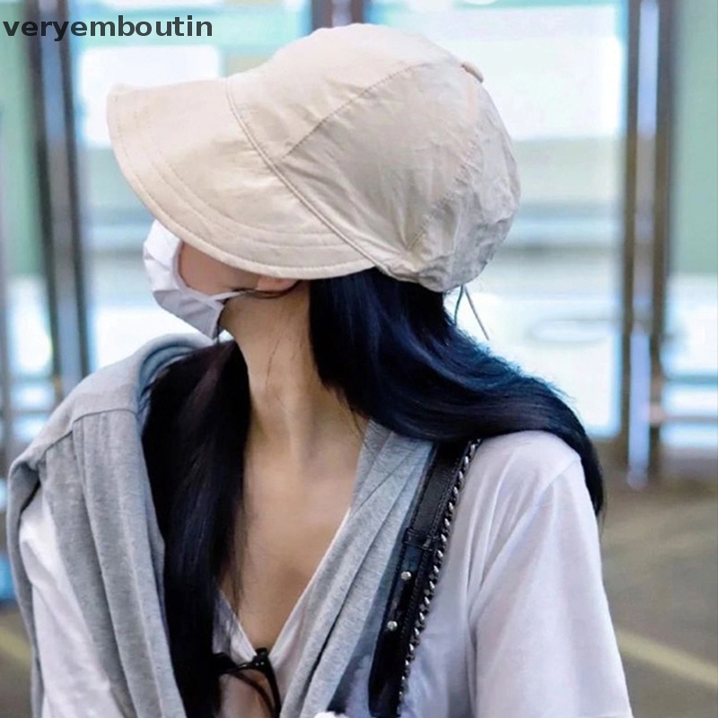 1 Mũ Rộng Vành Chống Nắng Dây Rút Có Thể Điều Chỉnh Cho Nam Nữ