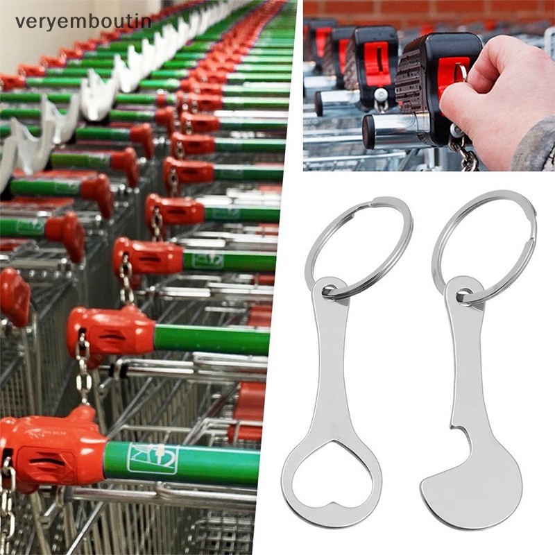 Trong Vòng Kim Loại, Xe Đẩy Mua Sắm Tokens, DIY Tokens, Móc Khóa, Trang Trí Phòng