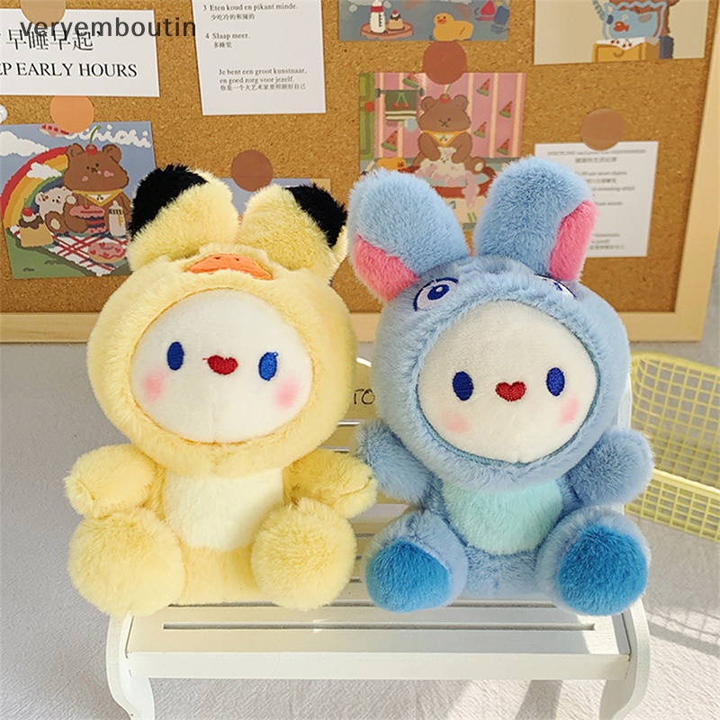 Móc Khóa Thỏ Nhồi Bông Dễ Thương Sáng Tạo