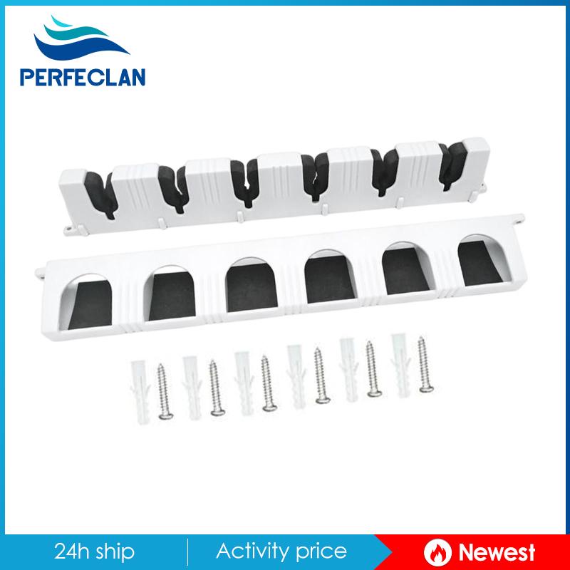 Giá Đỡ Cần Câu Cá 6 Ngăn Bằng EVA Bền Treo Tường Trong Nhà