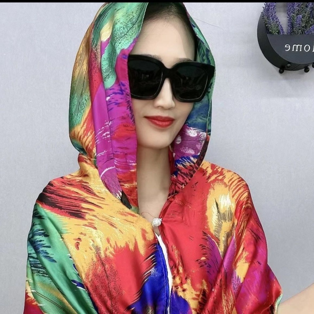 Áo Choàng Chống Nắng Có Mũ Trùm Đầu Và Khóa Nam Châm Phong Cách Thời Trang Mới