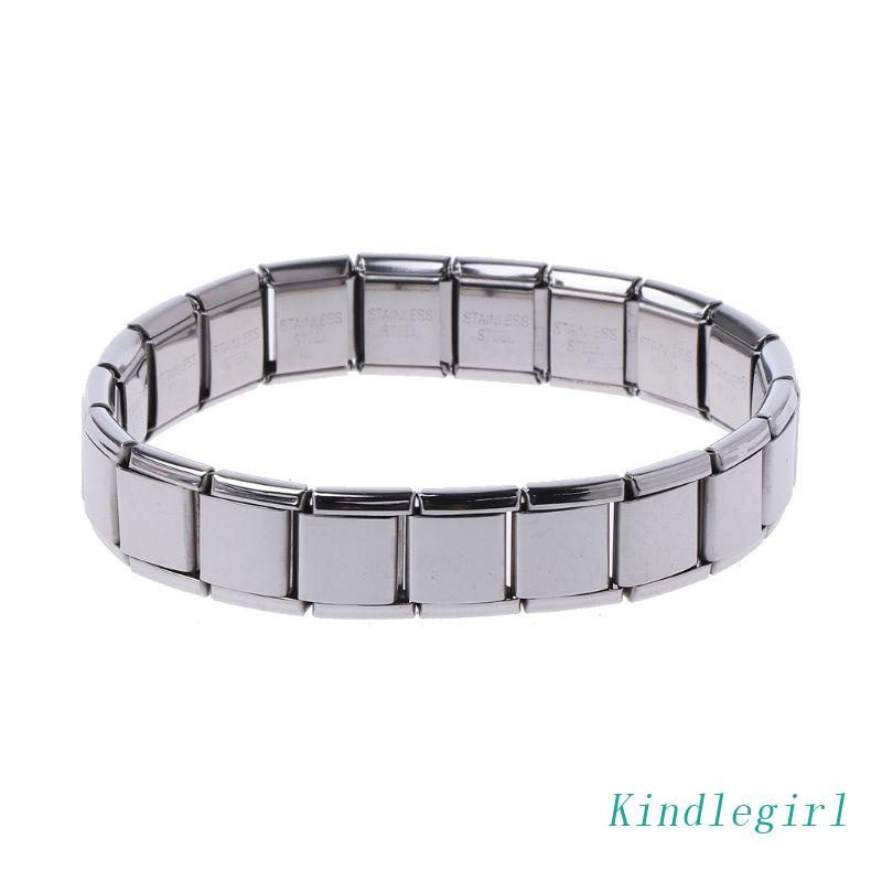 Vòng Đeo Tay Dạng Chuỗi Xích Co Giãn Bằng Thép Không Gỉ