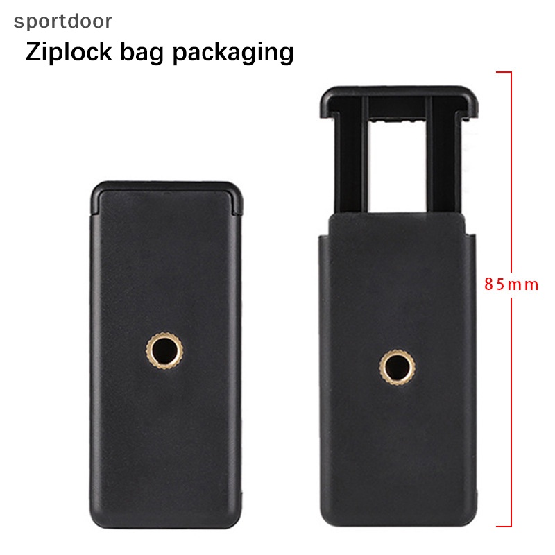 Adapter Kẹp Điện Thoại Hai Lỗ Thông Dụng Cho Gậy Ba Chân Hỗ Trợ Livestream