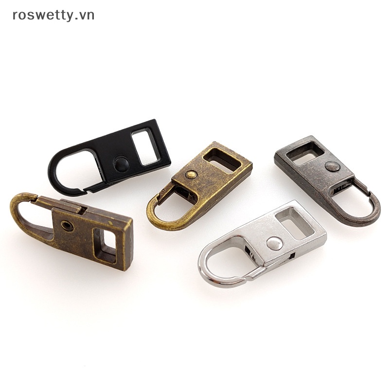 Set 5 Khóa Kéo Bằng Kim Loại Thay Thế Tiện Dụng Cho Vali Du Lịch