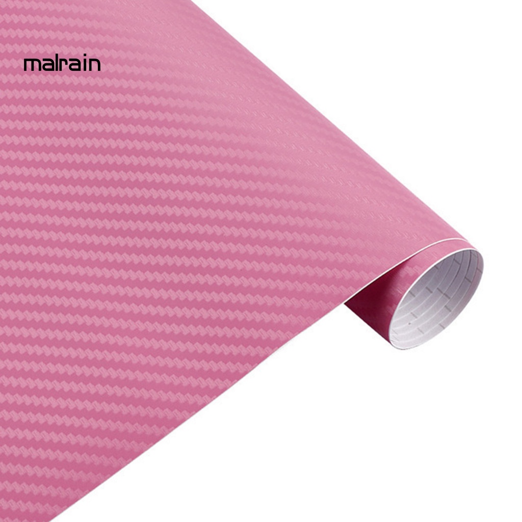 Sticker Sợi Carbon 3D 30x127cm Chống Thấm Nước Trang Trí Xe Hơi