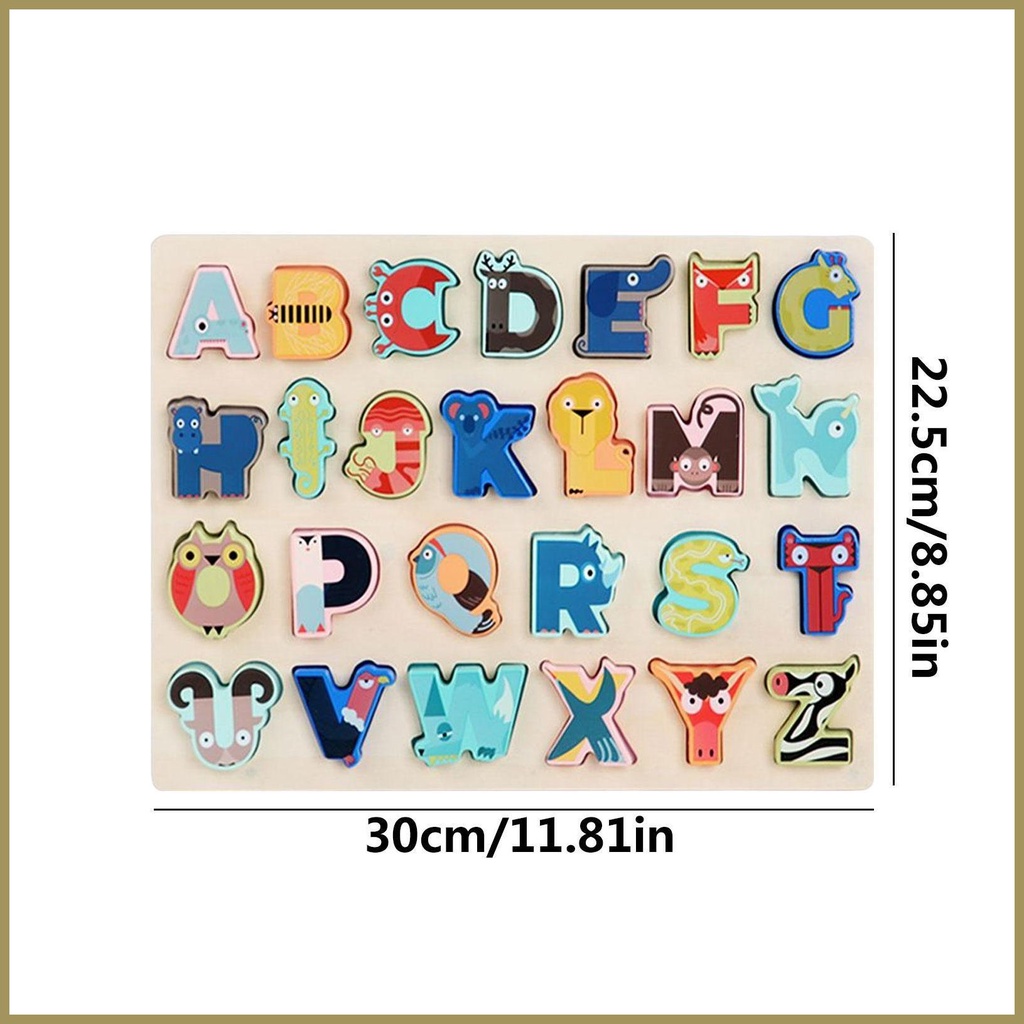 Bộ Đồ Chơi Xếp Hình Bảng Chữ Cái Alphabet / Số 3Vn Tương Tác Giáo Dục Sớm Cho Bé