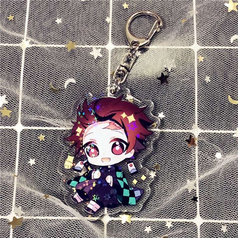 Móc Khóa Hoạt Hình Demon Slayer Bằng Acrylic