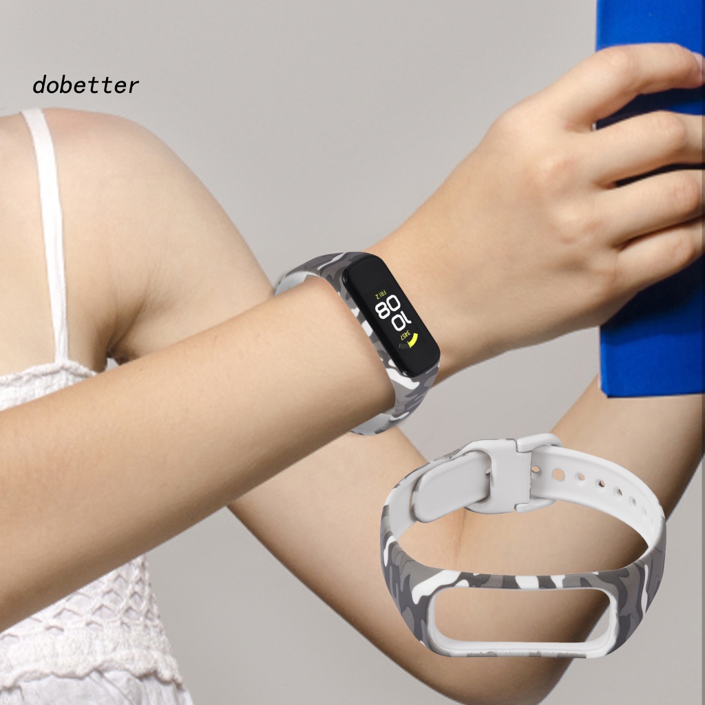 Dây Đeo Cổ Tay In Họa Tiết Rằn Ri Thân Thiện Với Da Cho Samsung Galaxy Fit-e SM R375