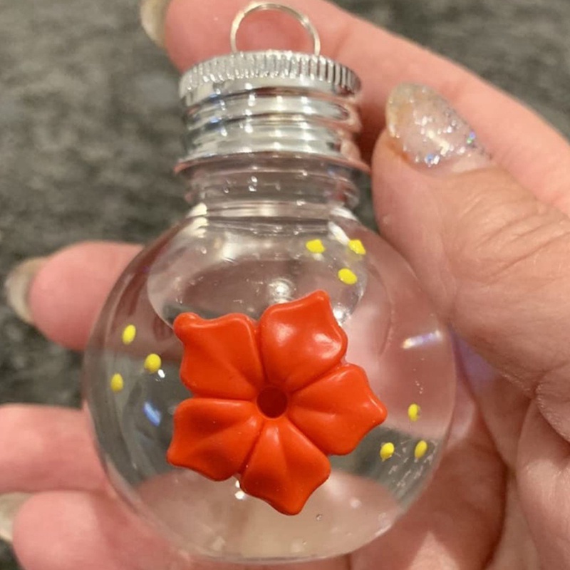 Dụng Cụ Cho Chim Ăn Hình Bóng Đèn Tròn Tiện Dụng