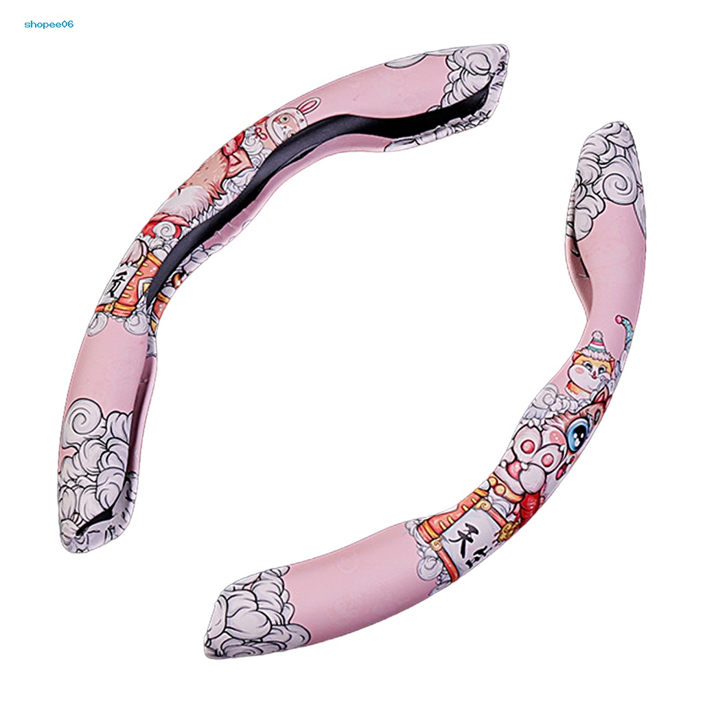 Set 2 Đệm Bọc Tay Lái Xe Hơi Unisex Chống Trượt