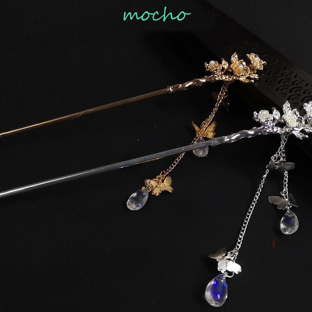 Trâm Cài Tóc Tua Rua Bằng Kim Loại Phong Cách Trung Hoa Thích Hợp Phối Với Hán Phục