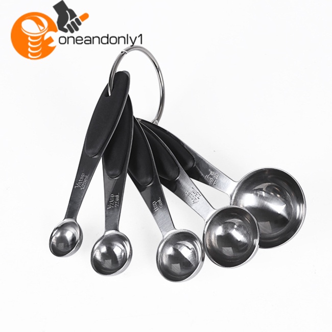 Bộ 10 Muỗng Đo Lường Bằng Thép Không Gỉ Cách Nhiệt Chống Trượt Tiện Dụng