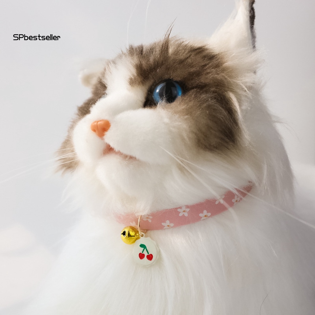 Vòng Cổ Gắn Chuông Thoáng Khí An Toàn Cho Thú Cưng