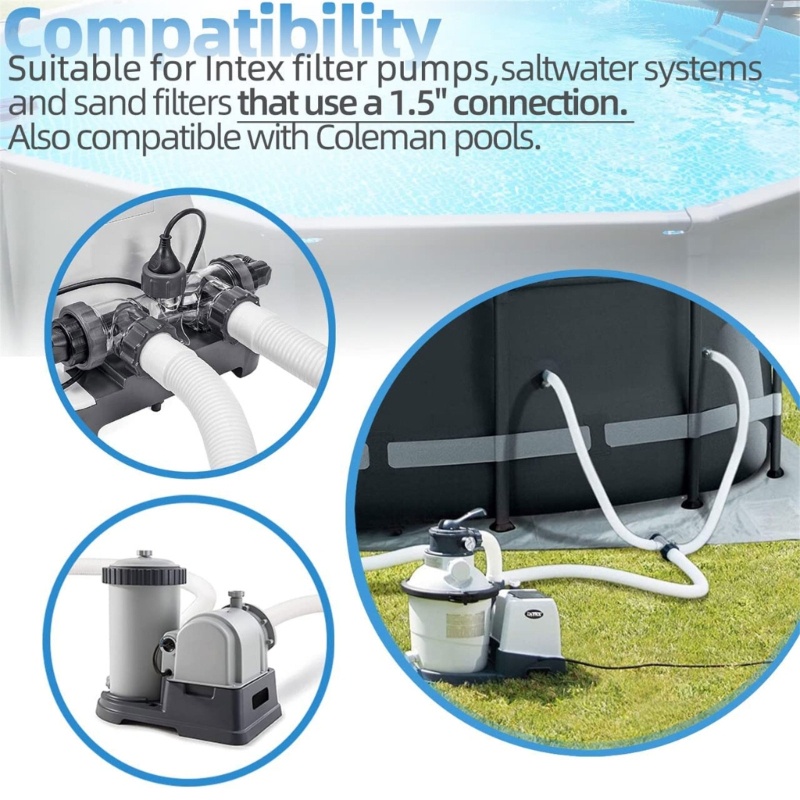 Ống Lọc Nước Muối Dài 59 Dành Cho Bể Bơi Intexx Với Dung Tích 1 500 Đến 2 500GPH