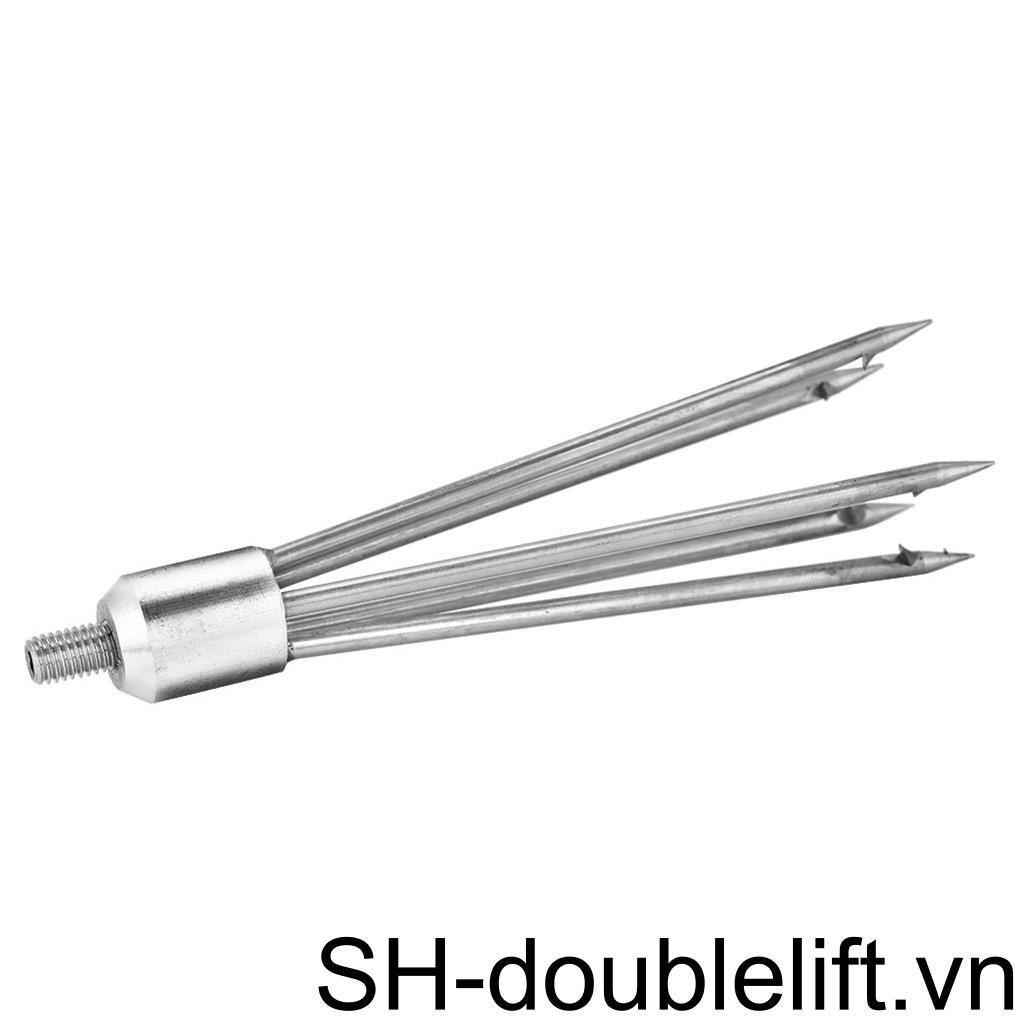 Nĩa 5 Nấc Bằng Thép Không Gỉ Chuyên Dụng Cho Câu Cá