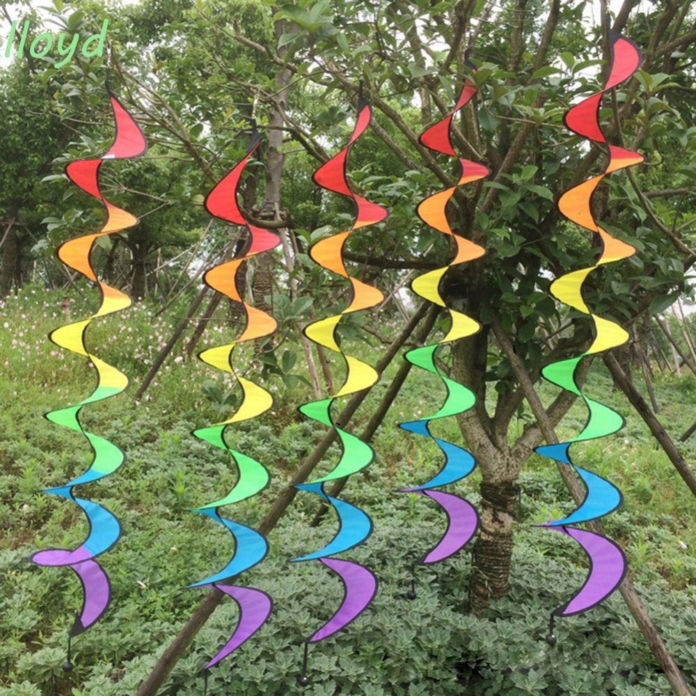 Chong Chóng Xoay 22X140cm Hình Cối Xay Gió Màu Cầu Vồng Vui Nhộn Trang Trí Lều Ngoài Trời