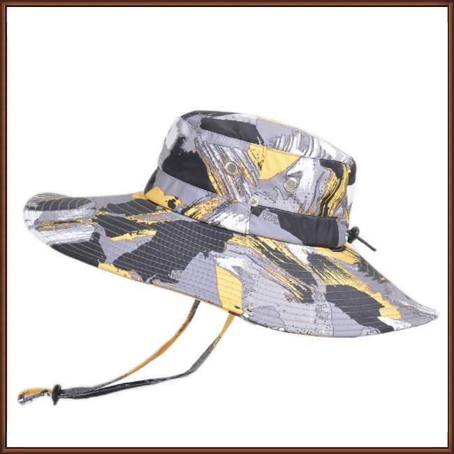 Mũ Vành Rộng Họa Tiết Rằn Ri Thời Trang Mùa Hè Cho Nam