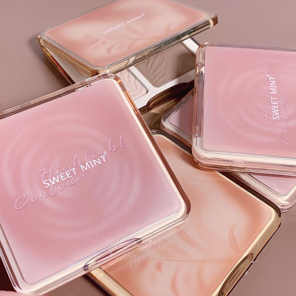 Bảng Phấn Tạo Khối Và Bắt Sáng 4 Màu SWEET MINT 4 Colors Contour