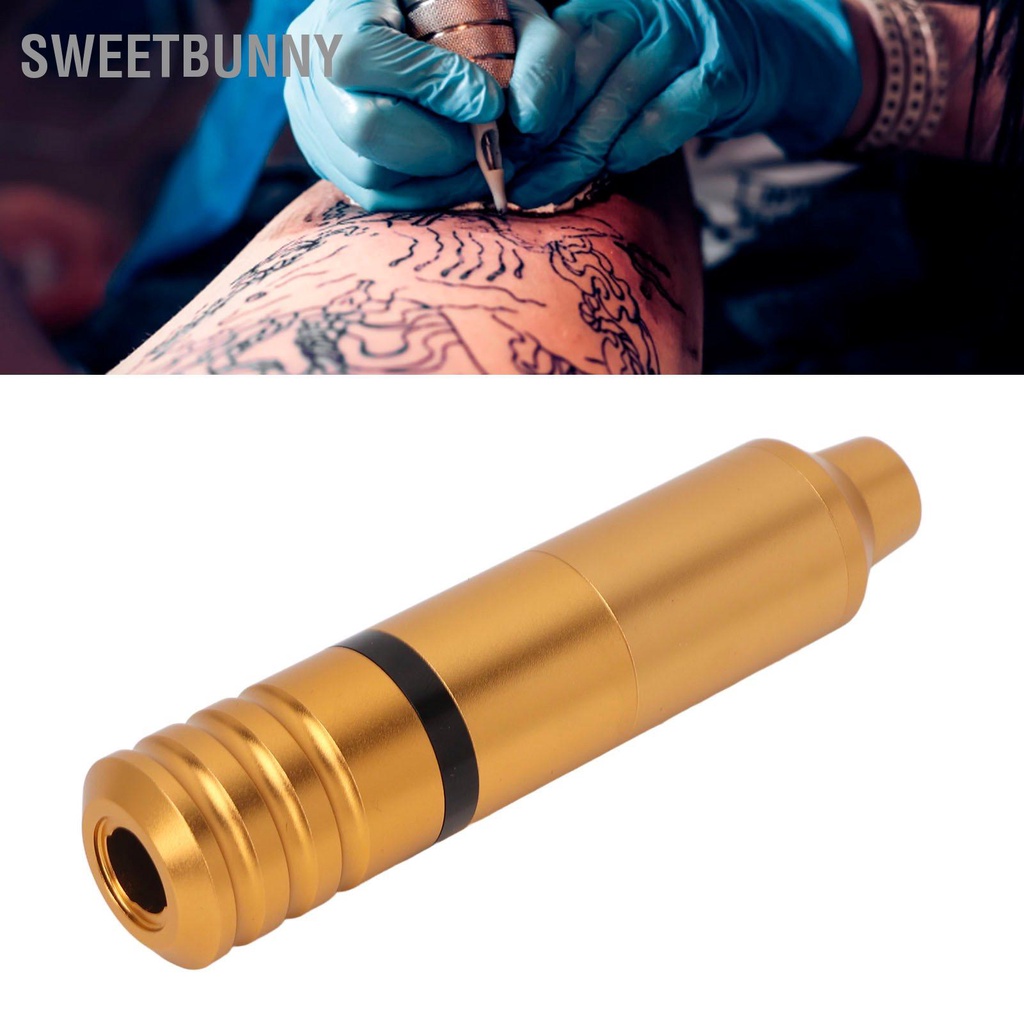 SweetBunny Máy Xăm Bút Giao Diện RCA Kẹp Dây Cấp Nguồn Lớp Lót Shader Hợp Kim Bộ 90‑250V
