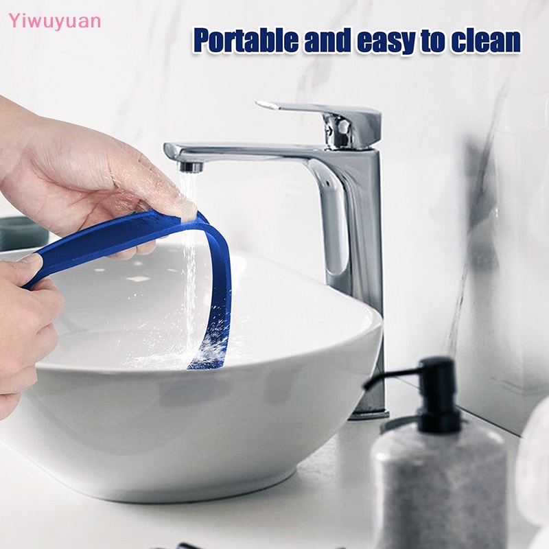 &lt; Yiwuyuan &gt; Dụng Cụ Tạo Kiểu Tóc Băng Đô Cong Bằng Silicon Dùng Tại Nhà / Cắt Tóc DIY