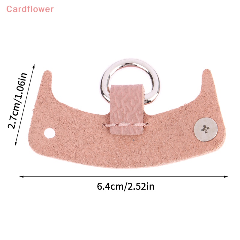 < Cardflower > Túi Đeo Chéo Vai Bằng Da Thật Không Cần Đục Lỗ Mới